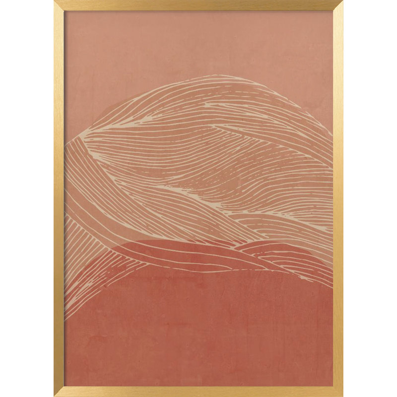 «Abstract From the road», reproduction d'art encadrée, H 20 po x l 16 po