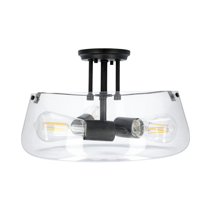 Plafonnier semi-encastré 3 lumières 15,13 po
