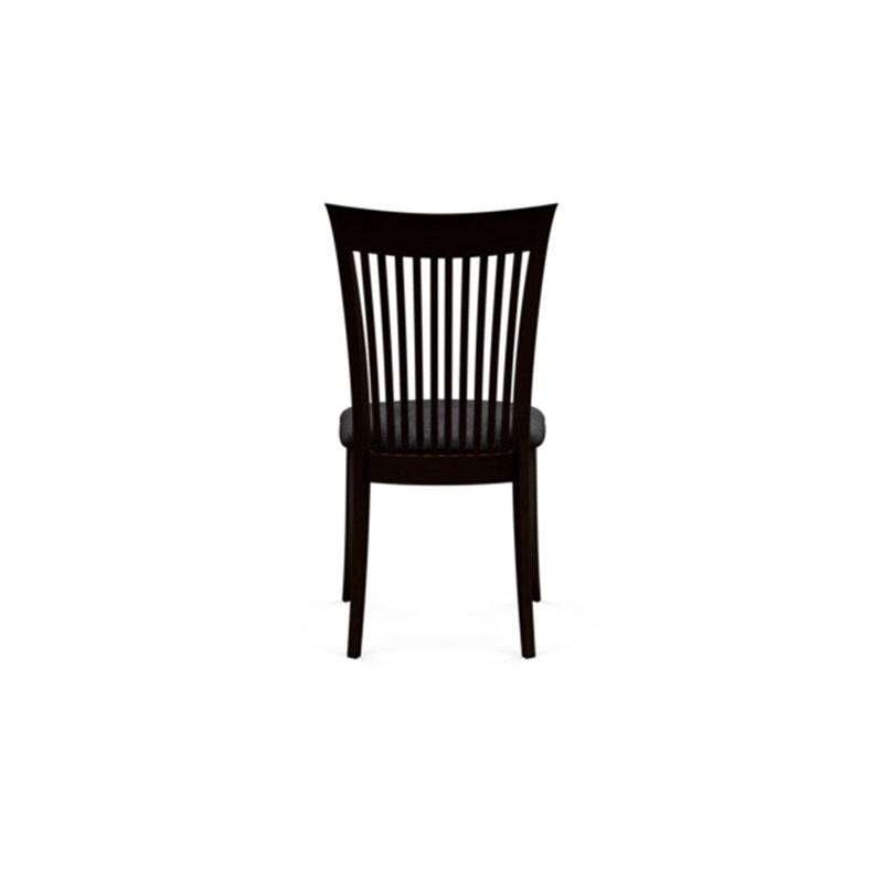 Sarah Upholstered Dining Chair, Smoke Cherry, Onyx Microsuede