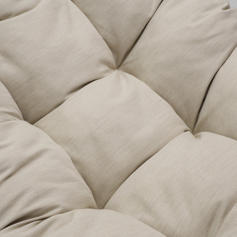 Chaise berçante Henadz, Beige