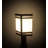 Danity Stained Glass Lantern Head Post Lantern