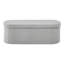 Banc de rangement repose-pieds ovale