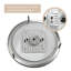 Plafonnier encastré rond à DEL de 10 W et 10 lumens avec 5 choix de téléviseurs à incandescence de 2700-3000-3500-4000-5000K East Grove Home Builder Essential en nickel brossé (ensemble de 2 lumières)-127458927-127458923-127458925