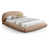 Beige Faux Shearling Teddy Fabric selected