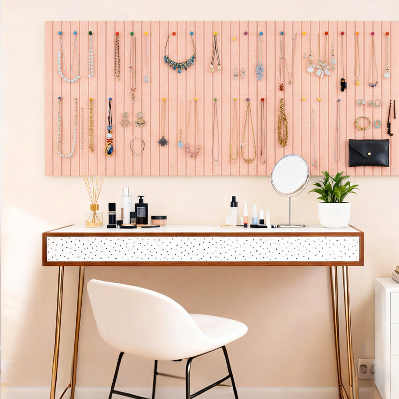 Babillard mural pour le bureau et l'école, tableau d'affichage et mémo, Pink