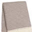 Jeté en mélange de coton 55 po x 70 po avec frange