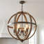 Lustre sphérique adaptable 6 lumières Karter 