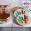 Ensemble de 4 sous-verres ronds Modern