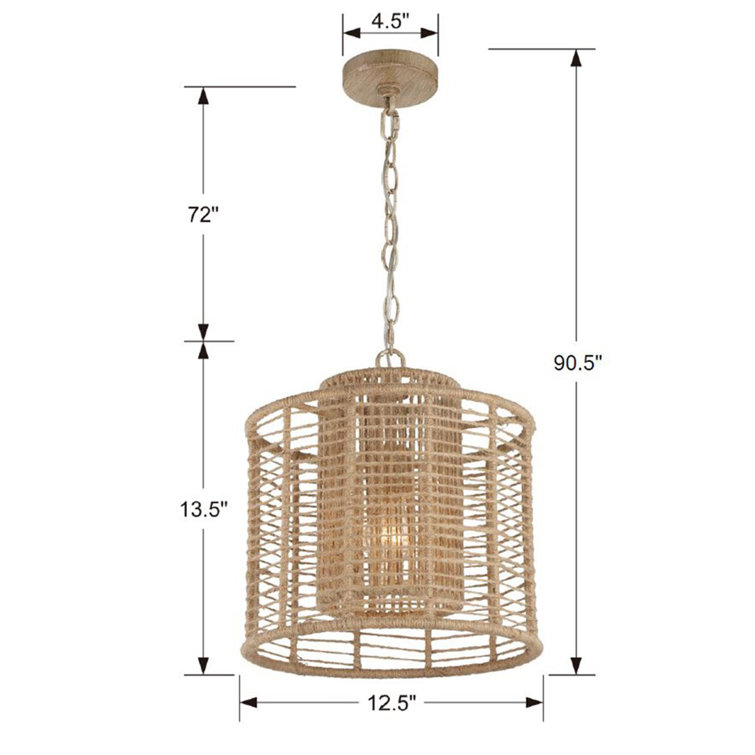 Karlie Single Light Dimmable Pendant & Reviews | Joss & Main