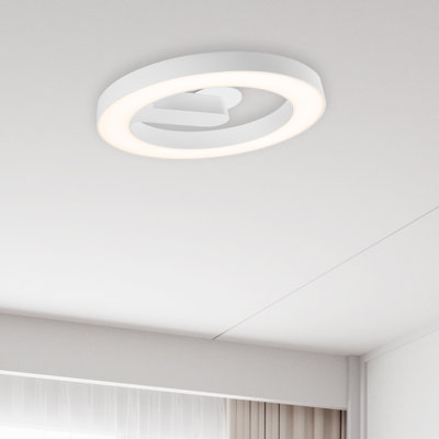 Plafonnier encastré à 1 lumière DEL ahsaki