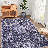 5X8 Area Rug Washable Low-Pile Non-Slip Non-Shedding Foldable Kid Pet Friendly For Bedroom Living Room Kitchen