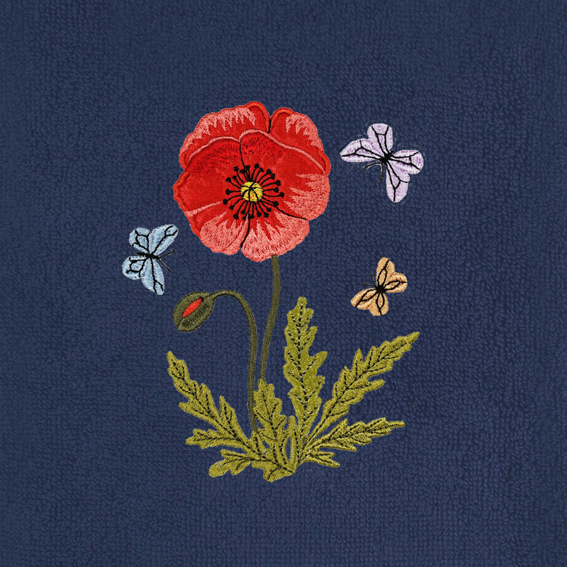 Turkish Cotton Hand Towel, Marine