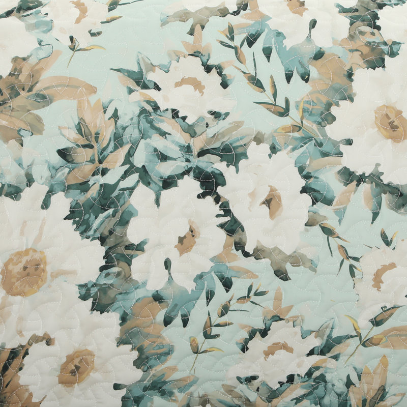 Tori 3 Piece Floral Quilt Set, King