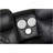 Lacrosse Modern Style Power Recliner Sectional With Bluetooth Speaker And LED Made With Wood & Metal In Black-571694455