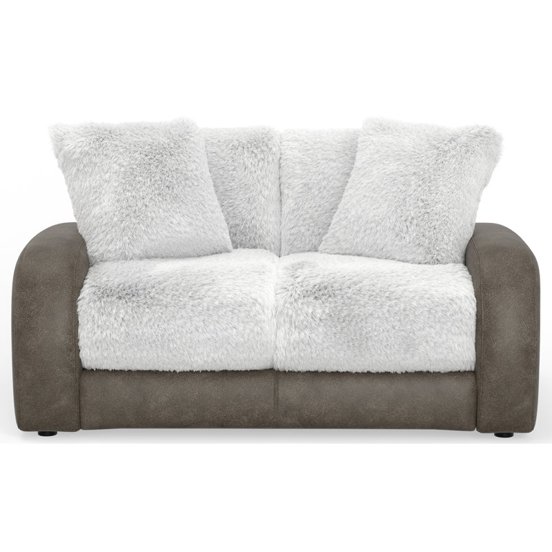 Thylane 66'' Loveseat with Cuddler Pocketed Coil Seating