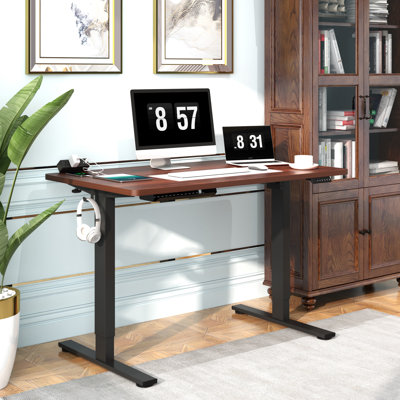 Adjustable Standing Desk, Whole-Piece Desktop