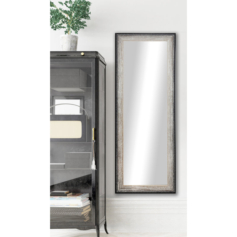Miroir traditionnelle de pleine longueur Phifer, H 60 po x l 21 po, Brun brossé