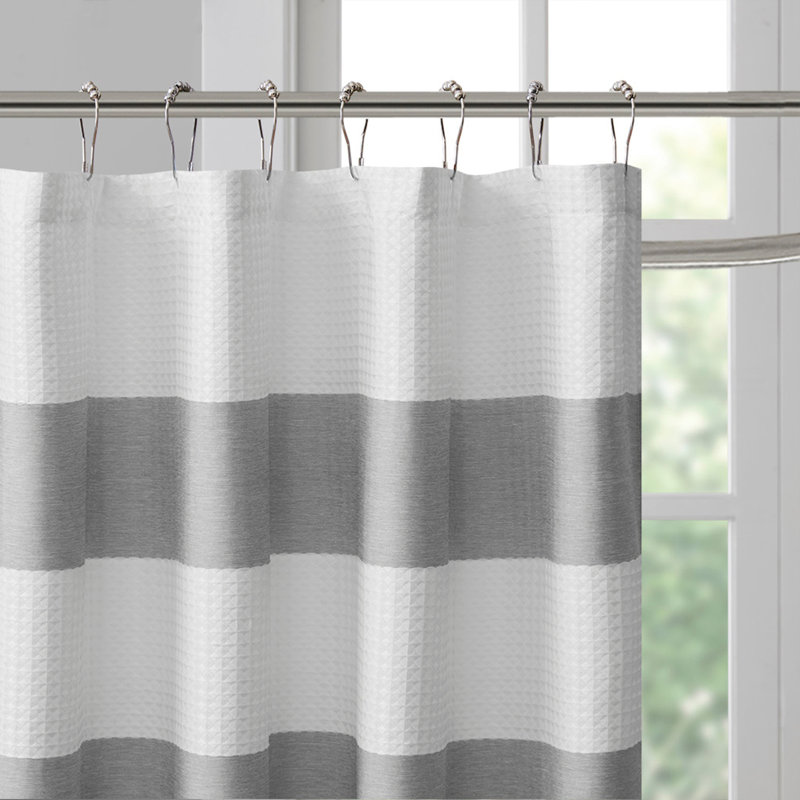 Shower Curtain With 3M Treatment Grey 108X72"
