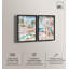 «Tropical Getaway Shadowbox», ensemble d'art abstrait Boho par Art Remedy, cadre noir, 20 x 30-778410650-778410662