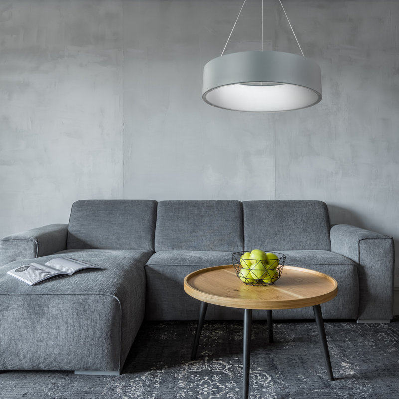 Caffey 1 - Light LED Drum Pendant