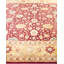 Tapis rouge / beige noué à la main de conception unique 7 pi 10 po x 10 pi 3 po Keenan