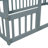Amarionna Wood House-Shaped Floor Bed with Fence, Guardrails-1277471101-1277471103