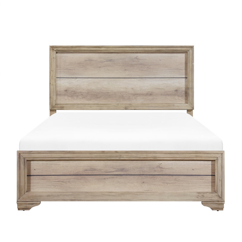 Lit simple avec attrait naturel, Lit simple