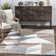 Markevion Perseus Modern Geometric Ivory High-Low Shag Rug