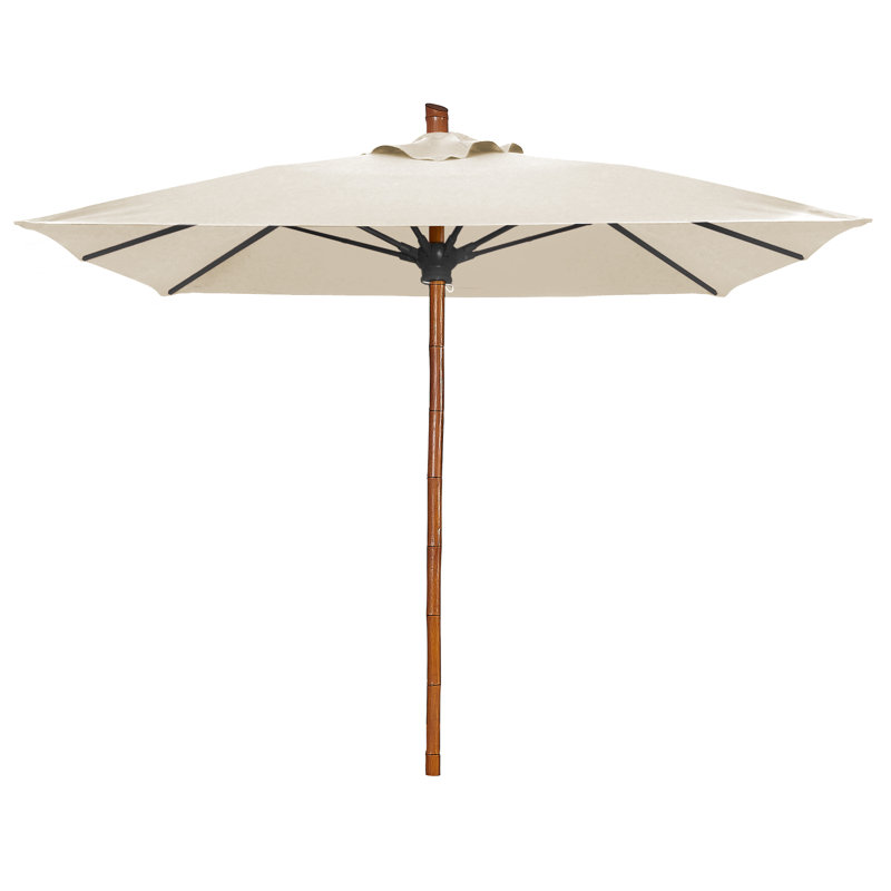 Parasol de marché carré 6 pi Prestige, Sunbrella® naturel