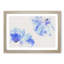 Two Blue Flowers - Single Picture Frame Print on MDF-56882429-56882428