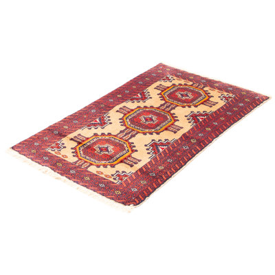 One-of-a-Kind 3'3" X 5'9" New Age Wool Area Rug in