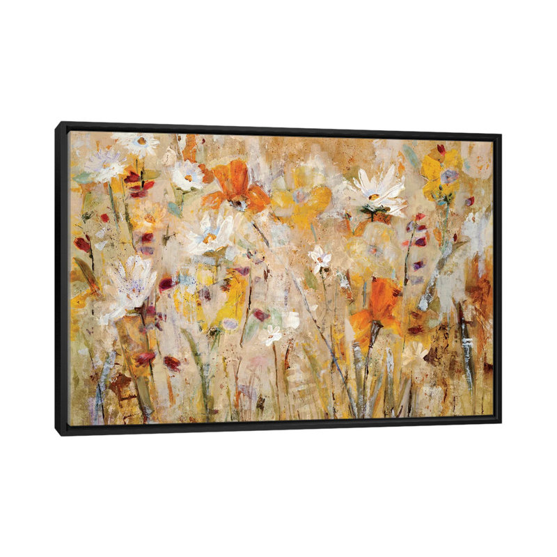 «Jostle» par Jill Martin - ensemble d'impressions sur toile tendue, H 18 po x l 26 po x P 1,5 po, Toile encadrée noire