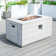 Akeara Rectangle Propane Smokeless Fire Pit Table with Hidden Fuel Tank