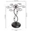 Metal Tabletop Wine Glass Rack in Black