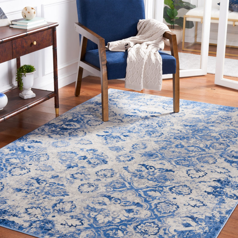 Brentwood Performance Floral Rug, Rectangle 8' x 10'