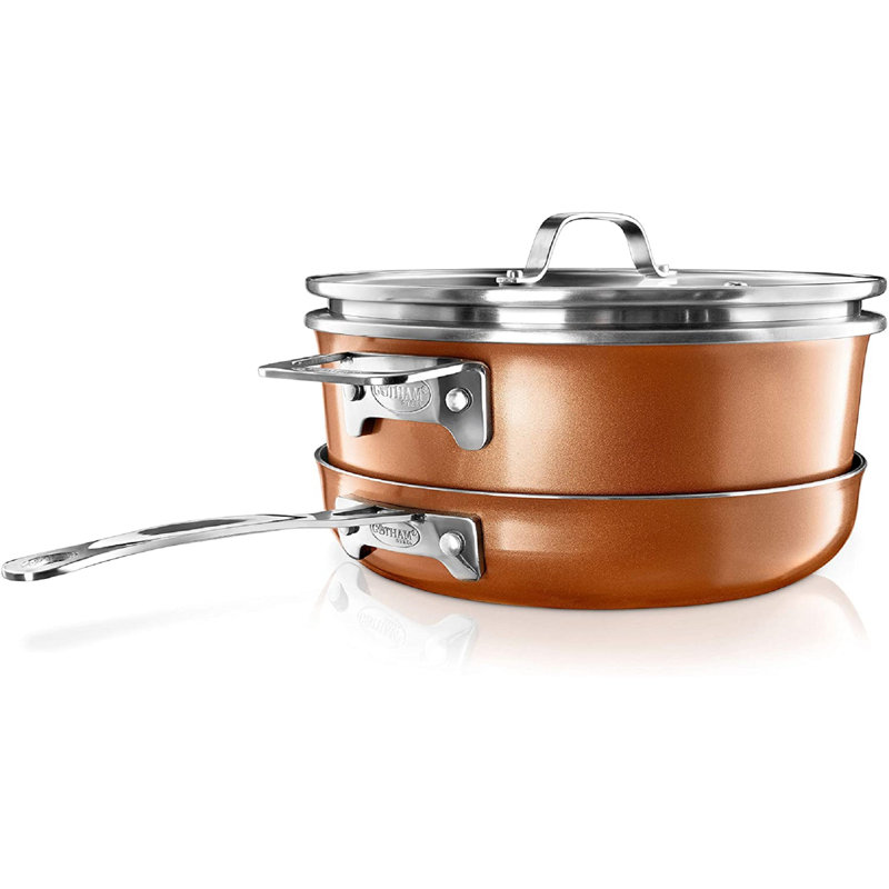 Batterie de cuisine 8 pièces Gotham Steel