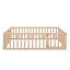 Structure de lit en bois avec clôture et porte-1199403468-1199403456