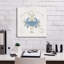 Art mural en toile Highland Dunes «Island Findings 2 Blue» par Sue Schlabach, 12 po x 12 po-7272346