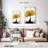 Harnek Abstract Splattered Yellow Tree-108505395
