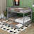 Kids Full Over Full Bunk Bed with Trundle with Drawers-745738785