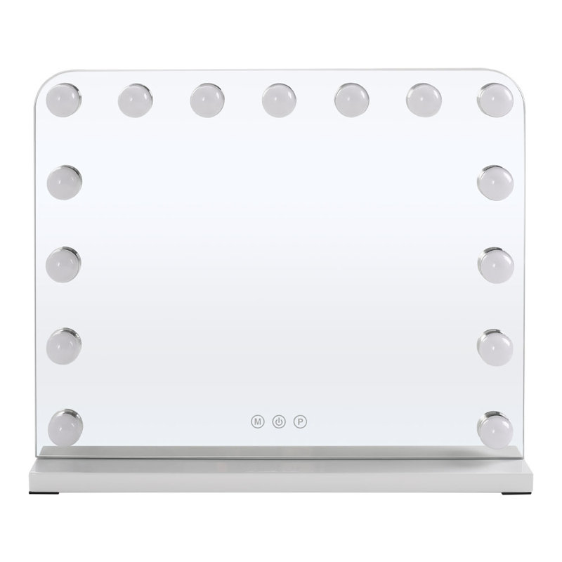 Metal Rectangle Mirror, 42 cm H x 50 cm W 