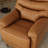 Global Home Swivel Glider Recliner With Manual Footrest In Oslo Antelope