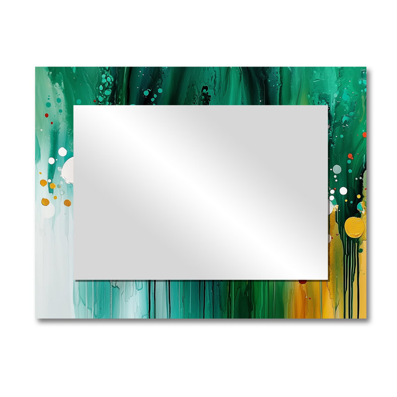 Miroir mural Mute Floral, 30 po x 40 po