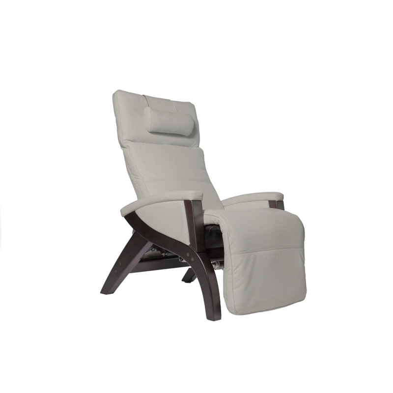 Newton Power Recliner, Black, Leather Match Ivory