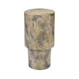 St. Germain Drink Table, Marbled Beige