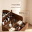 Meuble-lavabo 3 en 1 avec miroir et plateau en verre Uwant-130703299