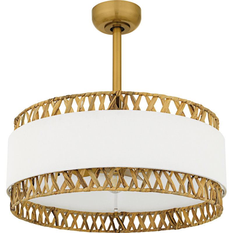 Hann 4-Light Brushed Gold Fan Light