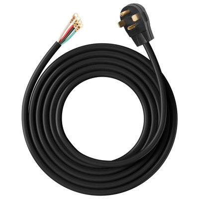 10 ft Dryer Power Cord 4-Prong NEMA 14-30P Dryer Cord w/ Eyelet Connectors