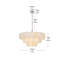 Lustre en albâtre 28 pouces Idamay-234388820-234388822-234388823