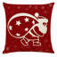 Silhouette de housses de coussin en lin 18 po x 18 po